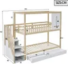 Flieks Etagenbett 90x200cm mit 2 Schubladen, Kinderbett Produktbild-Vorschau 7