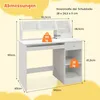 Kinderschreibtisch aus Holz, Jugendschreibtisch mit Produktbild-Vorschau 2