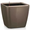 Sadzarka LECHUZA QUADRO Premium LS 43 Taupe wysoki połysk | Podgląd zdjęcia produktu 1