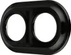 Cadre rétro en porcelaine double I PR1 noir Voir les images du produit 1