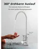 Trinkwasserhahn Edelstahl gebürstetes Nickel Küchenspüle Produktbild-Vorschau 4