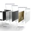 DEQORI Couchtisch 90x55 cm Schwarz 'Goldenes Rillendesign' Produktbild-Vorschau 8