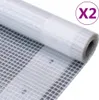 A roll of white translucent material with a grid pattern is shown, partially unrolled. Produktbild-Vorschau