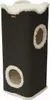 Kratztonne Kratzbaum Amigo mit Plüschrand schwarz 100 x 40 Produktbild-Vorschau 1
