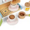BigJigs Kaffeemaschine Holzspielzeug Küche Rollenspiel Produktbild-Vorschau 3
