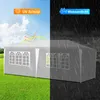 ISOISL 3 x 6 m Garten Pavillon mit 4 Seitenteilen tragbares Produktbild-Vorschau 7