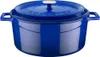 Topf aus Gusseisen, blau, Inhalt 9,8 l, Ø 32 cm LAVA Metall Produktbild-Vorschau 1