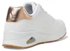 Skechers Uno-Shimmer Away 155196-WHT, Sneaker, Damen, Weiß Produktbild-Vorschau 11