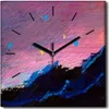Coloray Uhr auf Leinwand 30x30 cm Wand Uhr Dekoration Produktbild-Vorschau 1