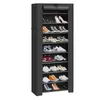 Schuhregal mit 9 Ebenen,Schuhschrank Stoffschrank für ca. Produktbild-Vorschau 2