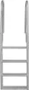 vidaXL Steg-/Poolleiter 4-stufig Aluminium 167 cm Produktbild-Vorschau 1