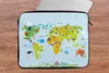 MuchoWow® Laptop Hülle 15 Zoll Weltkarte Kinder - Produktbild-Vorschau 6
