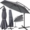 KINGSLEEVE® Ombrellone in Alluminio Inossidabile Ø330cm UV Anteprima dell’immagine prodotto 1