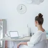 Relaxdays Wanduhr, ohne Sekundenzeiger, modern, analog, Uhr Produktbild-Vorschau 3