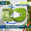 tillvex Schlauchtrommel Wasser 15+2m Grün mit Wandhalterung Produktbild-Vorschau 2