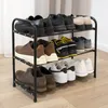 Półka na buty czarna 3 piętrowa Podgląd zdjęcia produktu 7