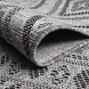 Tapis d'extérieur en lin tissé moderne Boho Ethno résistant Voir les images du produit 3