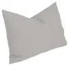 Kissenbezug 30x50 cm silber Struktur Leinenoptik Produktbild-Vorschau 1