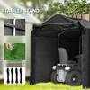 Outsunny Garagenzelt, wasserdicht Zeltgarage mit Tür, Produktbild-Vorschau 5