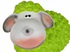 Dekofigur Originelle Gartenfigur Schaf grün als wetterfeste Produktbild-Vorschau 2