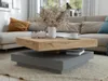 Tavolino GREGORIO - rovere wotan / grigio grafite Anteprima dell’immagine prodotto 2