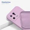 A close-up, angled view of a purple phone case, with the interior lining visible. Produktbild-Vorschau