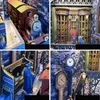 Miniaturowy domek Book Nook - Hogwart Ekspress - Puzzle 3D Podgląd zdjęcia produktu 9