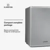Klarstein Mini chladnička, 40 l, malá, tichá chladnička do Náhľad obrázku produktu 3