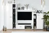 AX LIVING Spacoro Wohnwand weiß 270 cm breite, hochwertig, Produktbild-Vorschau 1