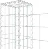 vidaXL Gabionenkorb U-Form mit 7 Säulen Eisen 740x20x100 cm Produktbild-Vorschau 5