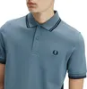 Fred Perry Twin Tipped Poloshirt Herren Produktbild-Vorschau 4