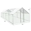 Hühnergehege 4m x 8m x 2m mit 2 Dachabdeckungen und Produktbild-Vorschau 6