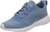 A single blue Skechers Bobs Squad Tough Talk sneaker is shown against a white background. Produktbild-Vorschau
