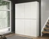 Garderobenschrank "Nevada" in weiß Schuhschrank 148x191 cm, Produktbild-Vorschau 7