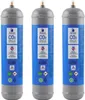 3× jednorázová CO₂ láhev 600 g – závit M11x1 – ocelová Náhled obrázku produktu 1