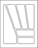 Besteckeinsatz 610564 BE 45 MULTI 351 - 390 mm Produktbild-Vorschau 4