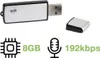Verk 06254 Mini diktafón v USB kľúči 8 GB Náhľad obrázku produktu 6