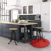 Tappeto reversibile in cotone rosso effetto corda diam.70 Anteprima dell’immagine prodotto 6