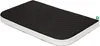 A black and white dog bed is shown from a slightly elevated side angle on a white background. Produktbild-Vorschau