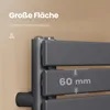 EMKE vyhřívaný věšák na ručníky Koupelnový radiátor Deskový Náhled obrázku produktu 4
