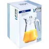A product box for a glass jug filled with orange liquid. Podgląd zdjęcia produktu