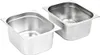 vidaXL Gastronádoba 2 ks GN 1/2 150 mm z nerezové oceli Náhled obrázku produktu 1