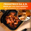 Extralink Air Fryer 4,2 L, friggitrice ad aria, 1300 W, Anteprima dell’immagine prodotto 7