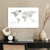 MuchoWow® Poster Weltkarte - Zitat - Reisen 90x60 cm - Produktbild-Vorschau 3