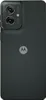 The back of a black smartphone with a camera module and a Motorola logo. Produktbild-Vorschau
