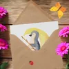 Mr. & Mrs. Panda Glückwunschkarte Pinguin Mond - Weiß - Produktbild-Vorschau 3