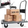tectake® Plattformwagen Ladefläche 90 x 61 cm, extra Produktbild-Vorschau 1