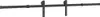 vidaXL Schiebetürbeschlag-Set 213,5 cm Stahl Schwarz Produktbild-Vorschau 4