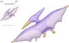 Folienballon Pterodaktylus 115x53cm Helllila Produktbild-Vorschau 1