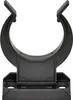 A black plastic cabinet base clip is shown against a white background. Voir les images du produit
